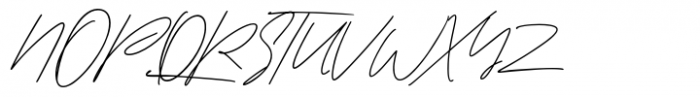 Quintaras Signature Script Alternate Font UPPERCASE