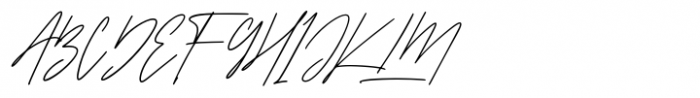 Quintaras Signature Script Regular Font UPPERCASE