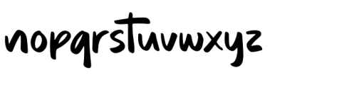 Quintero Regular Font LOWERCASE