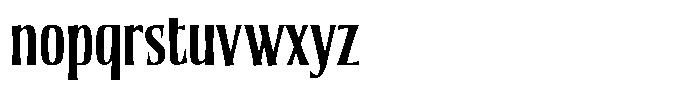 Quinthor Bold Font LOWERCASE
