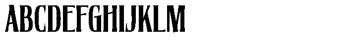 Quinthor Extra Bold Font UPPERCASE