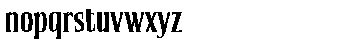 Quinthor Extra Bold Font LOWERCASE