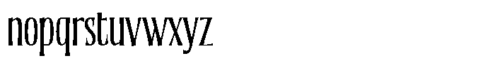 Quinthor Extra Light Font LOWERCASE