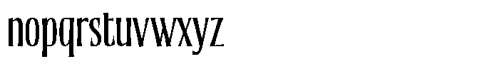 Quinthor Light Font LOWERCASE