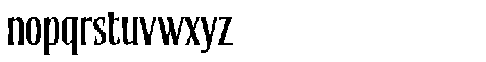 Quinthor Medium Font LOWERCASE