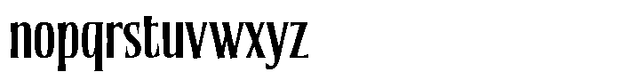 Quinthor Semi Bold Font LOWERCASE