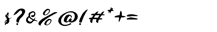 Quintia Font OTHER CHARS