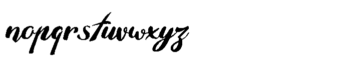 Quintia Font LOWERCASE