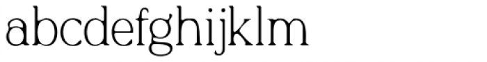 Quirkily Light Font LOWERCASE
