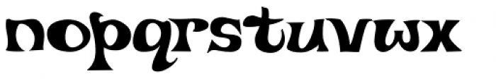 Quirkophonic Font LOWERCASE