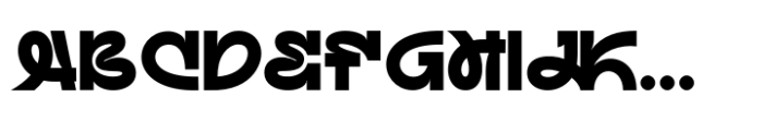 Quirkpop Font UPPERCASE