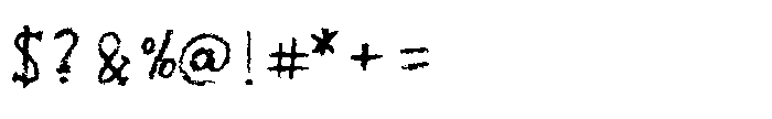 Quirky Crayon Font OTHER CHARS