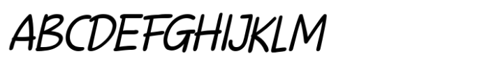 Quirky Glints Italic Font UPPERCASE