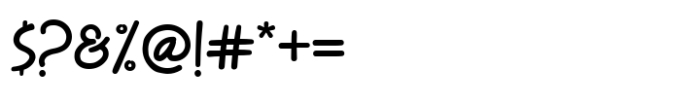 Quirky Glints Regular Font OTHER CHARS