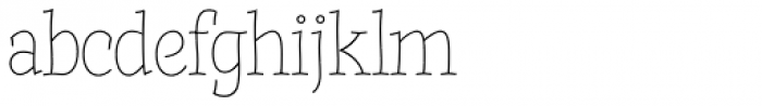 Quirky Thin Font LOWERCASE