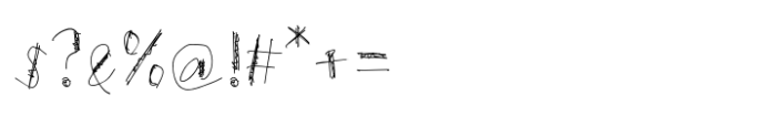 Quirkynote Font OTHER CHARS