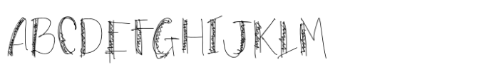 Quirkynote Font UPPERCASE