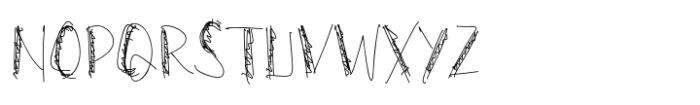 Quirkynote Font UPPERCASE