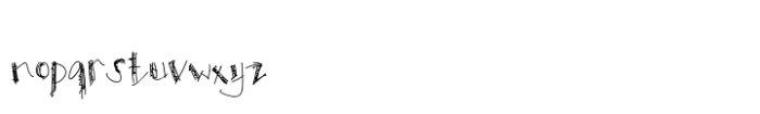Quirkynote Font LOWERCASE