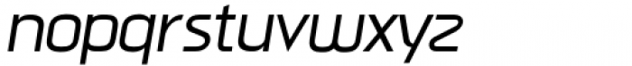 Quiron Normal Slanted Font LOWERCASE