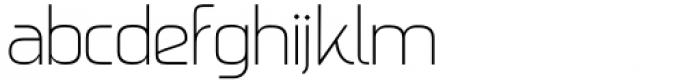 Quiron Thin Font LOWERCASE