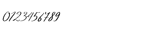 Quishine Classic Script Font OTHER CHARS