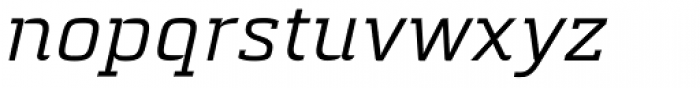 Quitador Italic Font LOWERCASE