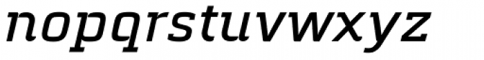 Quitador Medium Italic Font LOWERCASE
