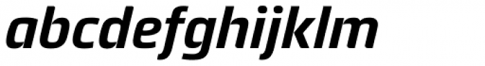 Quitador Sans Bold Italic Font LOWERCASE