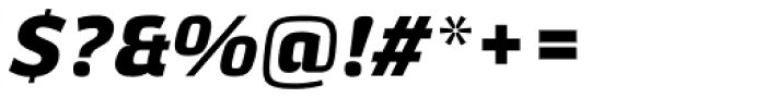 Quitador Sans ExtraBold Italic Font OTHER CHARS
