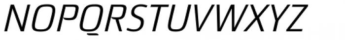 Quitador Sans Italic Font UPPERCASE