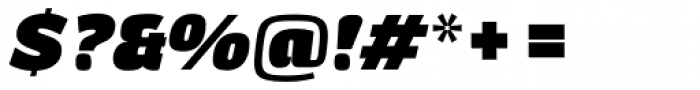 Quitador Sans UltraBold Italic Font OTHER CHARS