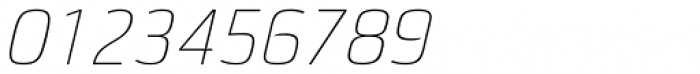 Quitador Sans UltraLight Italic Font OTHER CHARS