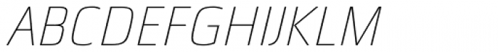 Quitador Sans UltraLight Italic Font UPPERCASE