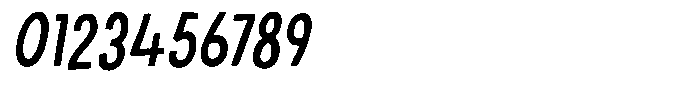Quite Blue Italic Font OTHER CHARS