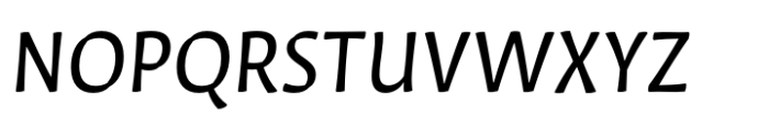 Quiz Medium Italic Font UPPERCASE