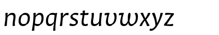 Quiz Text Italic Font LOWERCASE