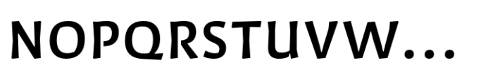 Quiz Text Semi Bold Font UPPERCASE