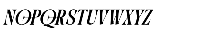 Qulight Italic Font LOWERCASE
