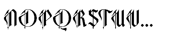 Qultures Font UPPERCASE