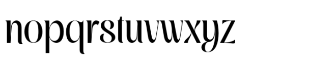 Quning Font LOWERCASE