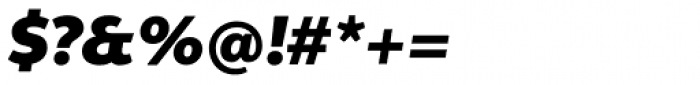 Quodlibet Sans Black Italic Font OTHER CHARS