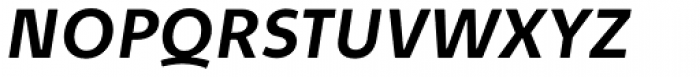 Quodlibet Sans Bold Italic Font UPPERCASE