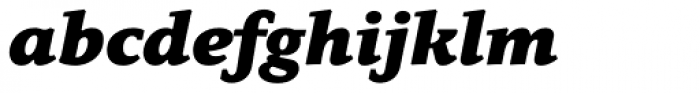 Quodlibet Serif Black Italic Font LOWERCASE