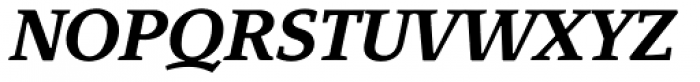 Quodlibet Serif Bold Italic Font UPPERCASE