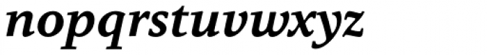 Quodlibet Serif Bold Italic Font LOWERCASE