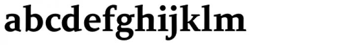 Quodlibet Serif Bold Font LOWERCASE