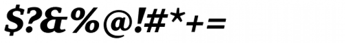 Quodlibet Serif Extra Bold Italic Font OTHER CHARS