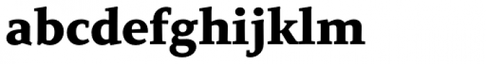 Quodlibet Serif Extra Bold Font LOWERCASE