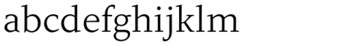 Quodlibet Serif Light Font LOWERCASE